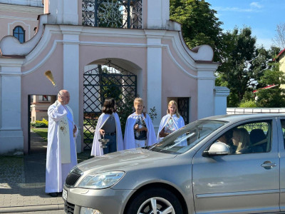 Doroczne poświęcenie pojazdów w Jeleńcu.