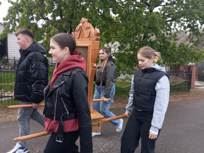 Poświęcenia pól w Borowinie.