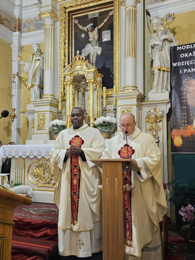 Msza Święta z księdzem Aurelien Weigue z Czadu.