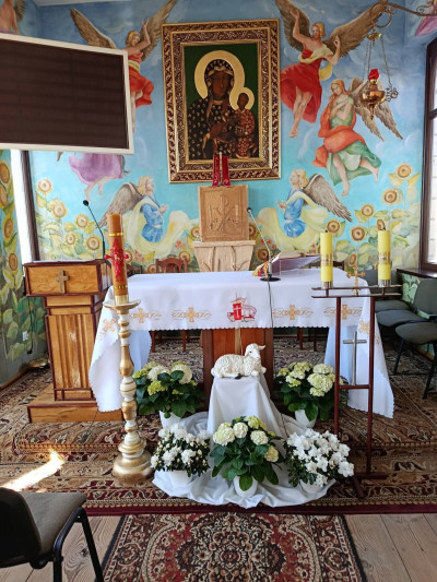 Od 21 kwietnia Msze Święte będą odprawione w kaplicy w Sarnowie.