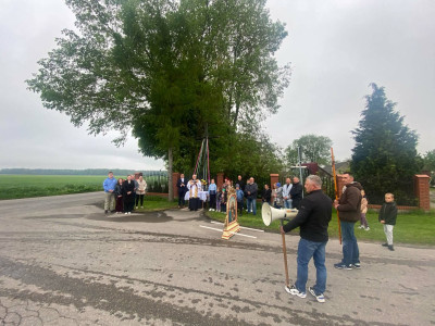 Poświęcenie pól w Jeleńcu Zawodzie i Stajki.