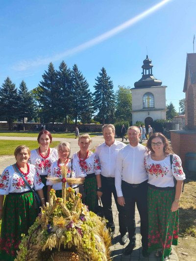 Dożynki Diecezjalne Diecezji Siedleckiej w Woli Gułowskiej.